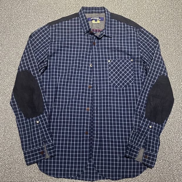 준야와타나베 꼼데가르송 체크 셔츠