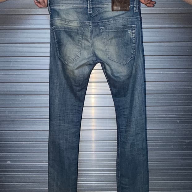 DIESEL Vintage dirty washed denim pants