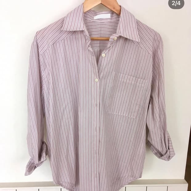 아워캐비넷 mix stripe shirts