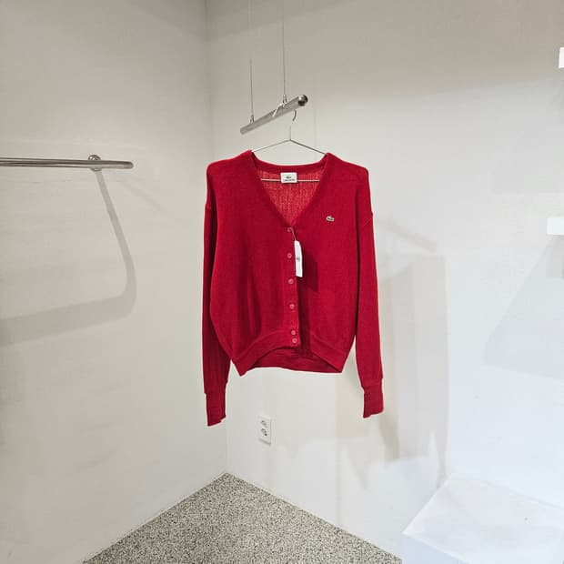 라코스테 울 니트 가디건