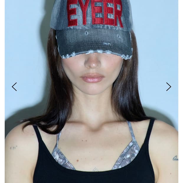 빈티지 y2k eyeer 아이어 볼캡
