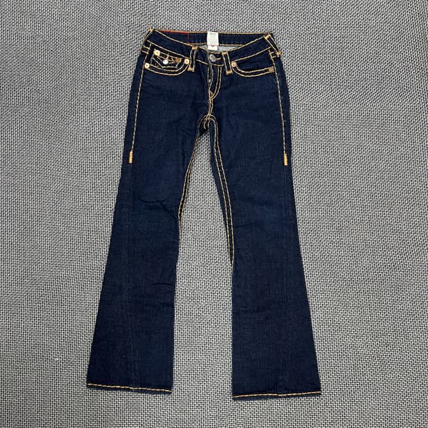 트루릴리전 조이 수퍼티 데님팬츠