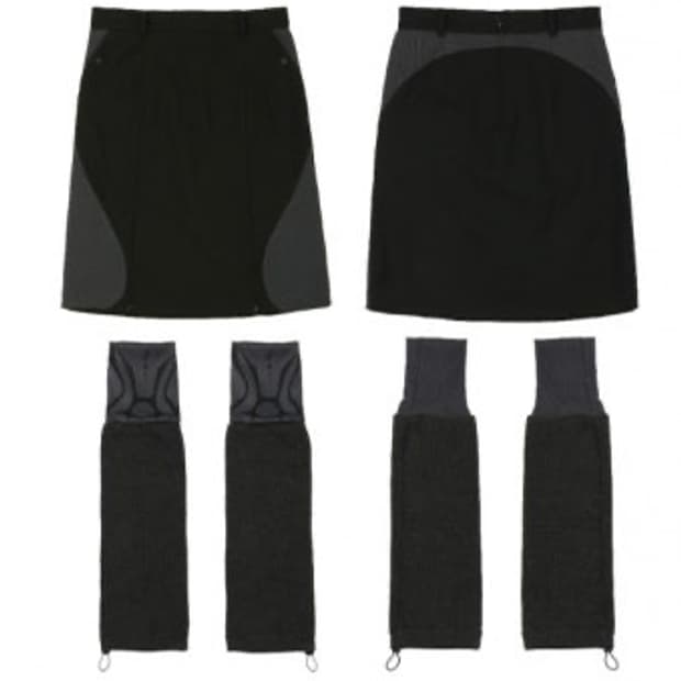 오호스 미디스커트 레그워머