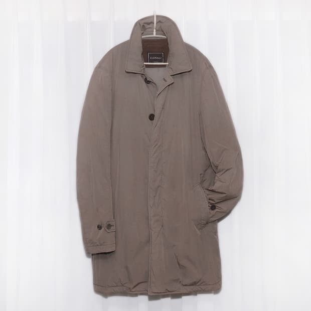 까날리 이태리 테크쉘 구스다운 클래식 패딩 코트 (50 / 100+)