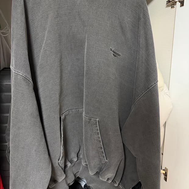 언더마이카 무 0.8 오버사이즈드 피그먼트 후디 2사이즈