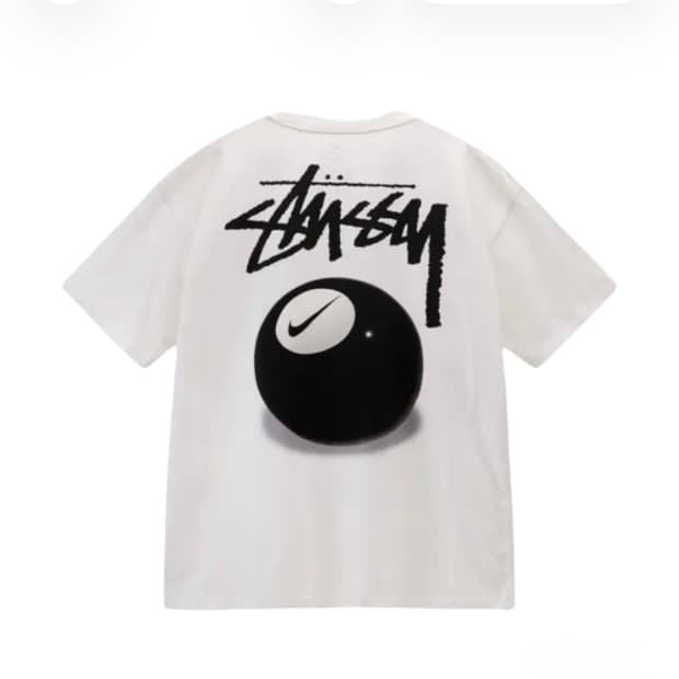 (S) 나이키 x 스투시 8볼 티