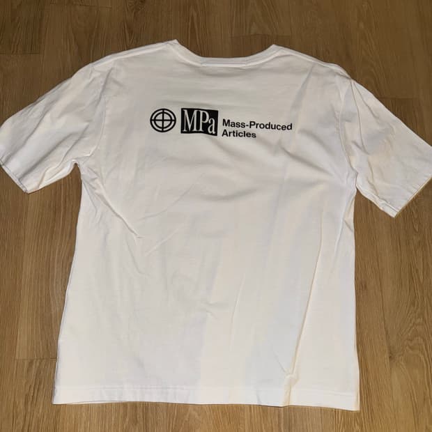 플라스틱프로덕트 MPa 티셔츠 (WHITE) 수선함.