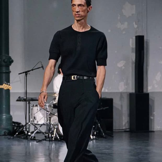 [M]르메르 26ss RIB HENLEY 헨리 탑/블랙