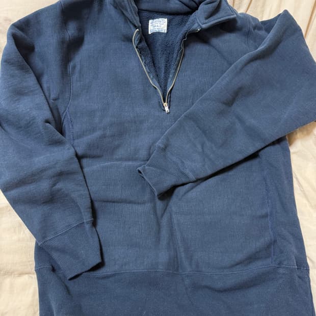 웨어하우스 하프집 스웻 S