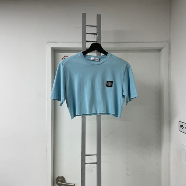 스톤아일랜드 크롭 반팔 티셔츠 14(W) 