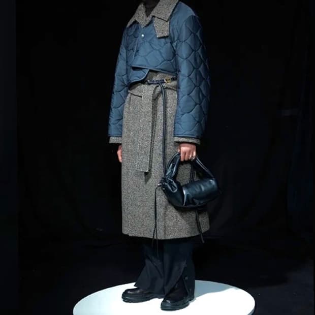 (50) 솔리드옴므 22ss 크롭 퀼팅 자켓