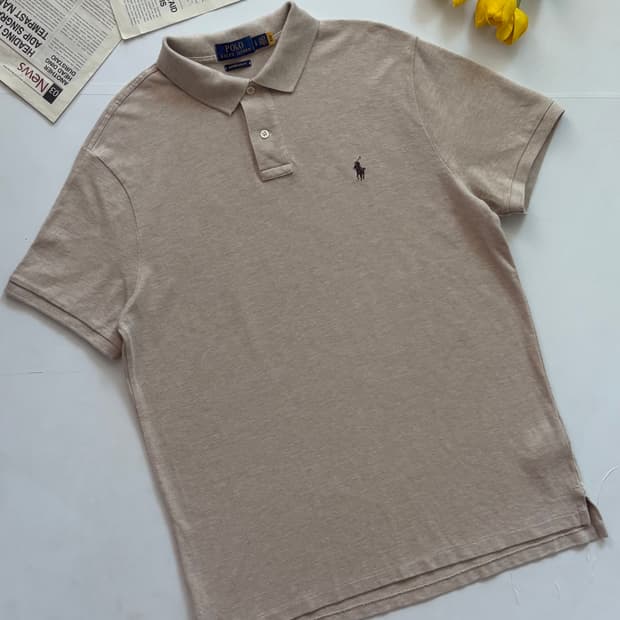 Polo 폴로랄프로렌 QR 베이지 PK 카라티 