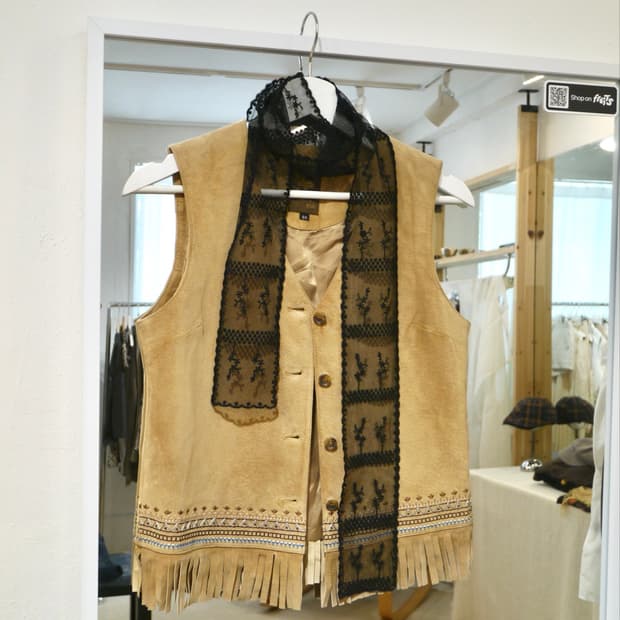 VTG tassel suede vest