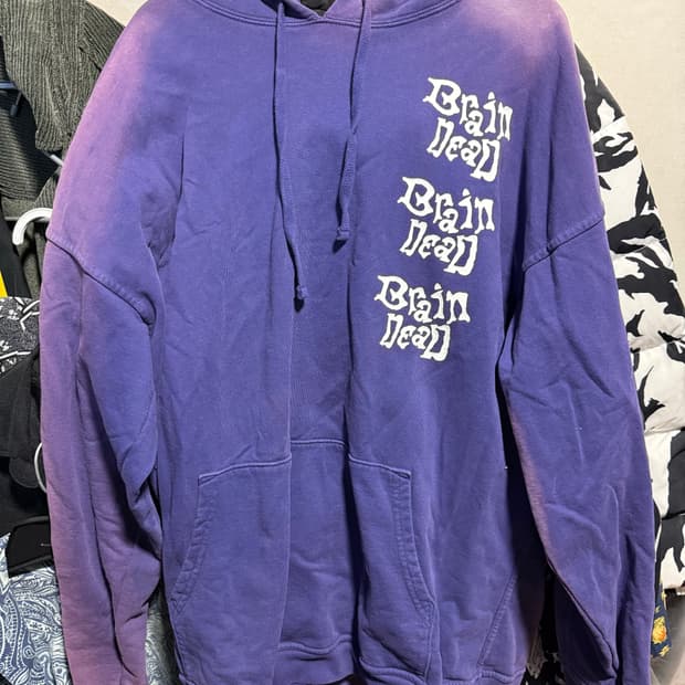 브레인데드 후드 퍼플 xl