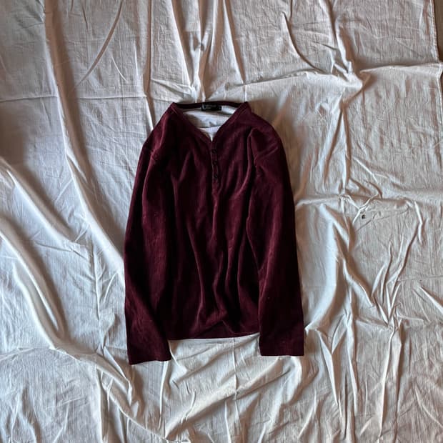 Vintage Burgundy Knit 
