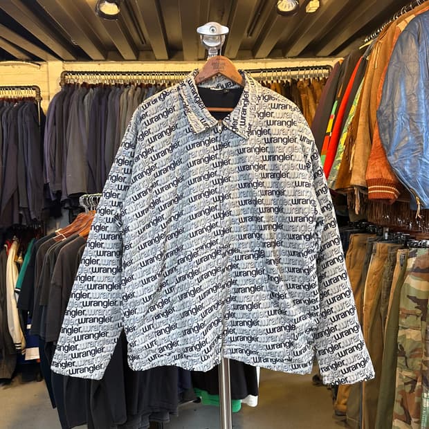 80-90s 랭글러 헤비웨이트 워크 자켓 Talon fastener