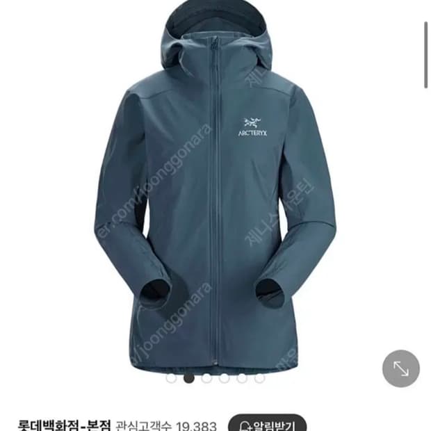 (매장정품)아크테릭스 감마SL 후디 우먼 S사이즈 상태 특A급