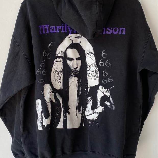 빈티지 marilyn manson 마릴린 맨슨 후드 xl xxl 2xl
