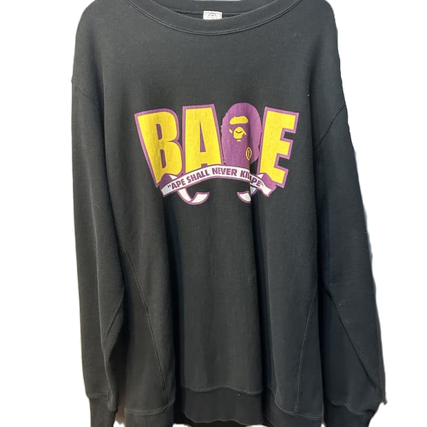 베이프 Ape Shall Never Kill Ape 로고 스웨트셔츠