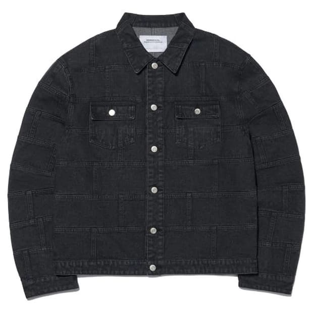 노매뉴얼 브릭 데님 자켓 L 