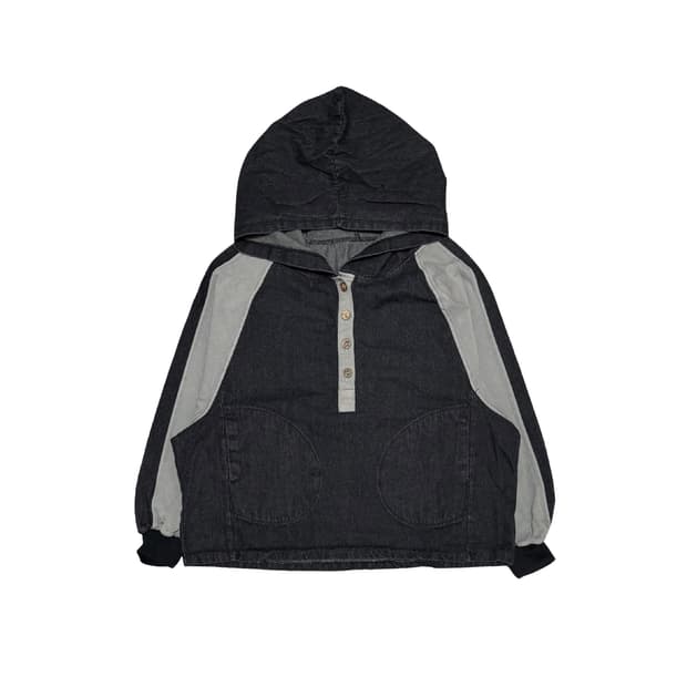 Denim Pullover Hood T-Shirt