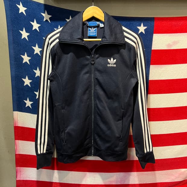 아디다스 네이비 삼선 져지