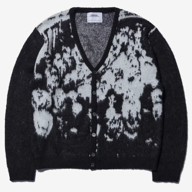 노매뉴얼 PPS HAIRY CARDIGAN - BLACK (M사이즈)