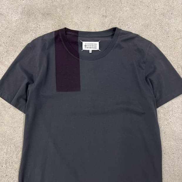 메종 마르지엘라 17AW 컬러블록 반팔 티셔츠
