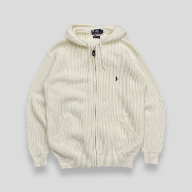 폴로 랄프로렌 니트 후드집업