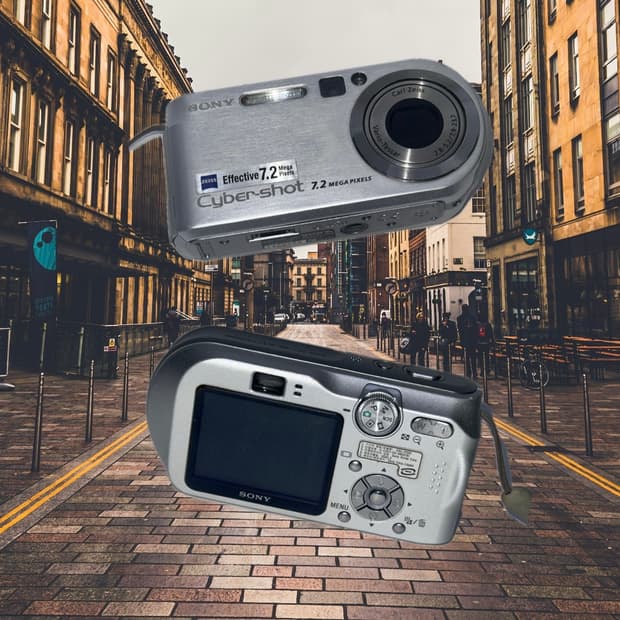 소니 사이버샷 DSC-P200 빈티지 디지털 카메라