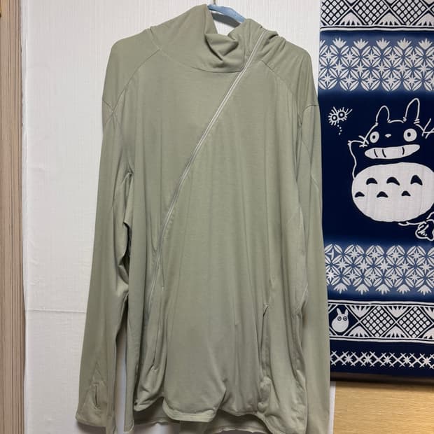 포스트 아카이브 팩션(PAF)6.0 후디 센터 GREY GREEN(XL)