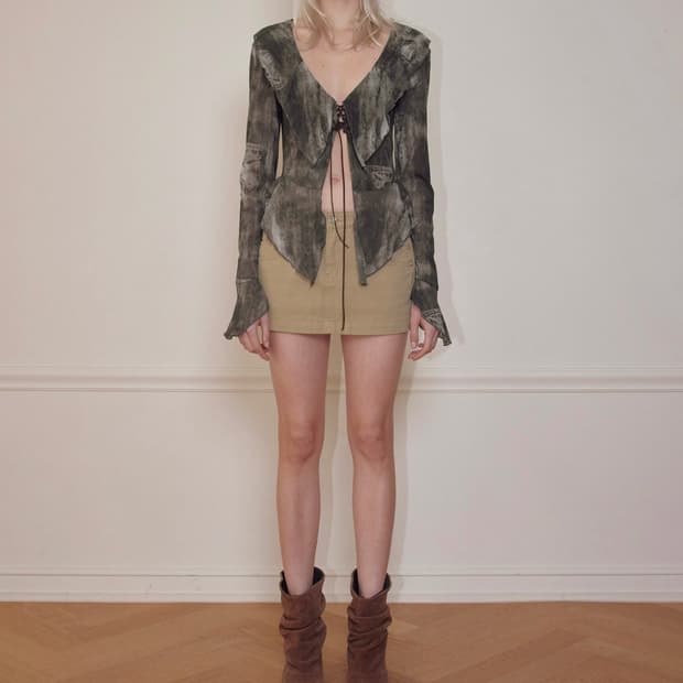 보헤미안서울) Ruffle Blouse Brown F