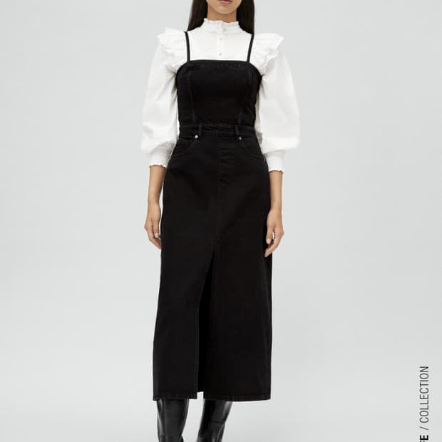 자라 TRF 데님 원피스 8197/883