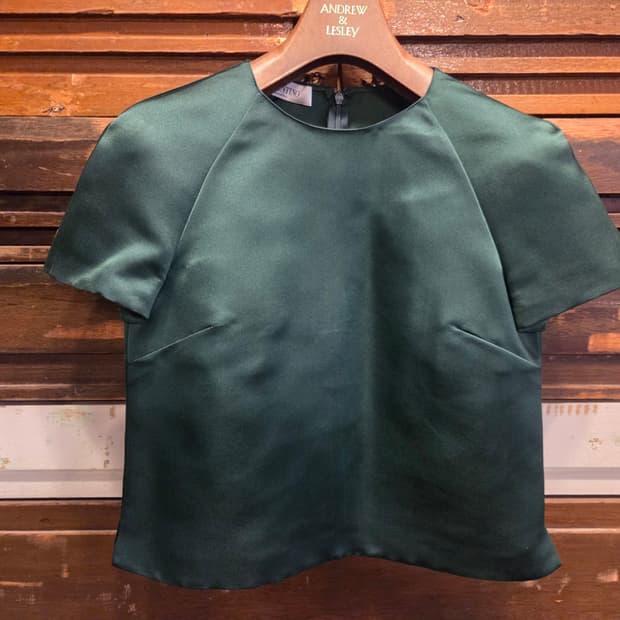 발렌티노 실크 블라우스