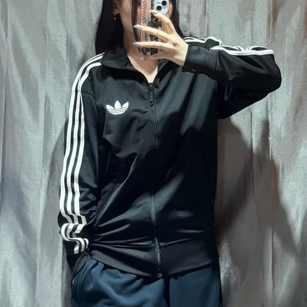 M 아디다스 OG 파이어버드 블랙 트랙탑