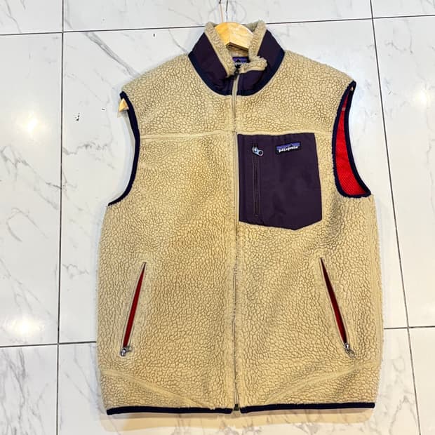 파타고니아 레트로 파일 조끼 베스트 베이지 m