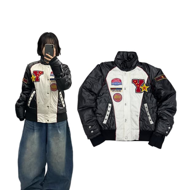 JPN 제팬 레이싱 유광 패딩