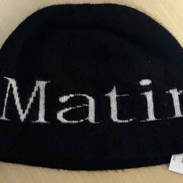 마뗑킴 비니 블랙