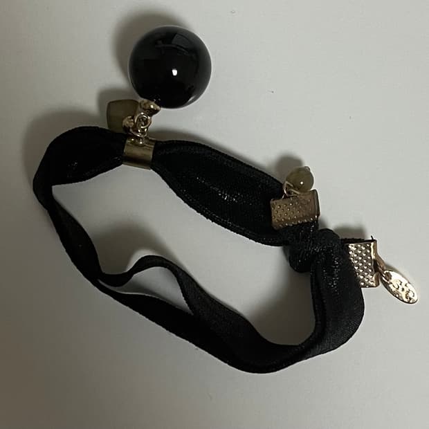 급처분|머리끈 (블랙)