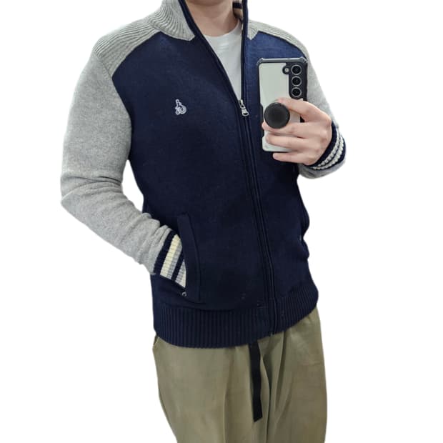 95 빈폴 빈티지 니트집업