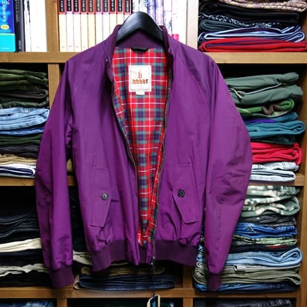 Baracuta 바라쿠타 G9 자켓 퍼플 플럼 40 (100)