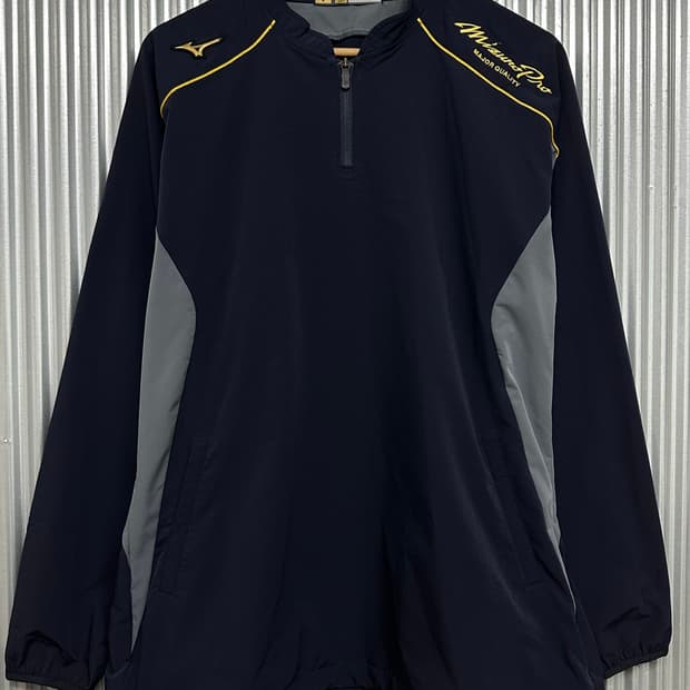 (100)  MIZUNO 프로 긴팔바람막이