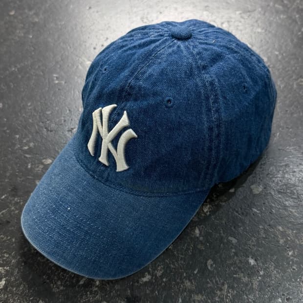 MLB 데님 디스트럭쳐 양키즈 볼캡 