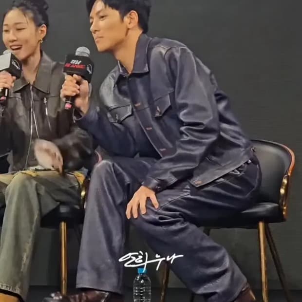 [L] 렉토 빈티지 이펙트 데님 트러커 레더 가죽 자켓