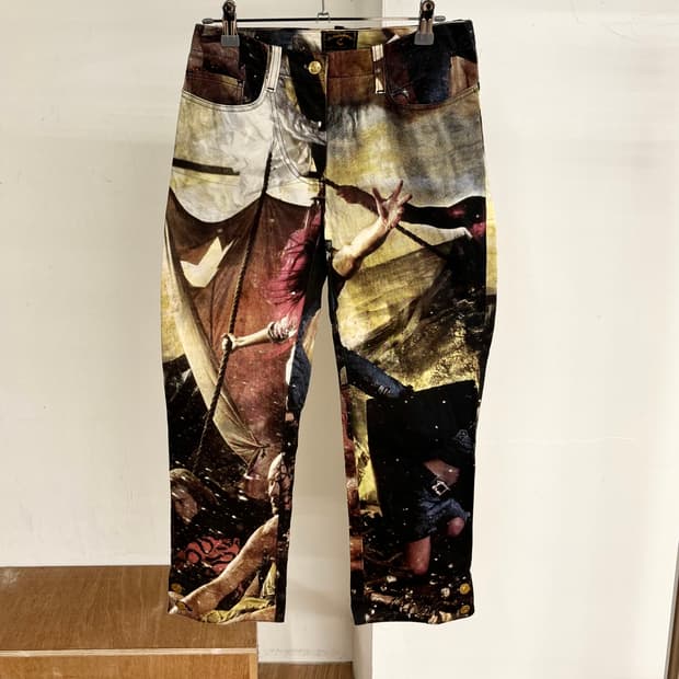 비비안 웨스트우드 앵글로마니아 아카이브 풀 프린트 팬츠 