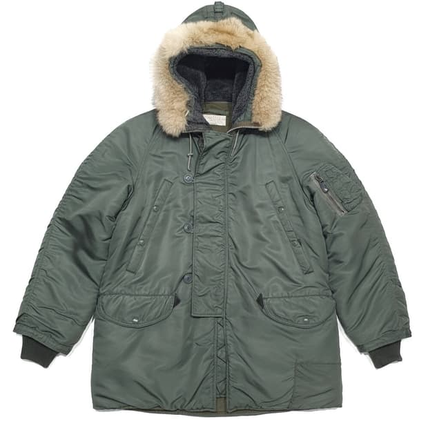 n3b 60s 오리지널 서던 울파일 m (105) 콜드웨더 파카