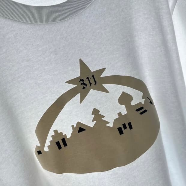 샵 페어리 페어리 룸 311 하프 티셔츠 화이트