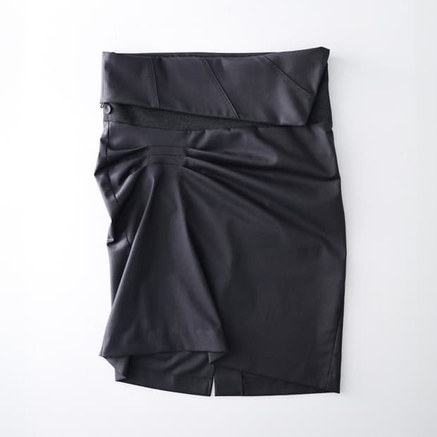 ulika sanctus Brace pintuck skirt