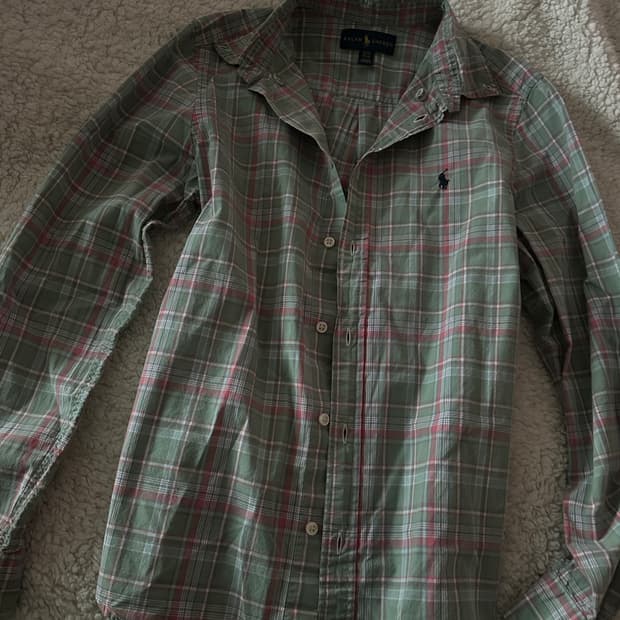 폴로 랄프로렌 체크 셔츠 