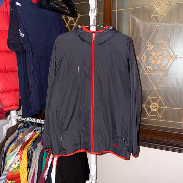 00‘s 아디다스 내부 폰 포켓 디테일 패디드 자켓